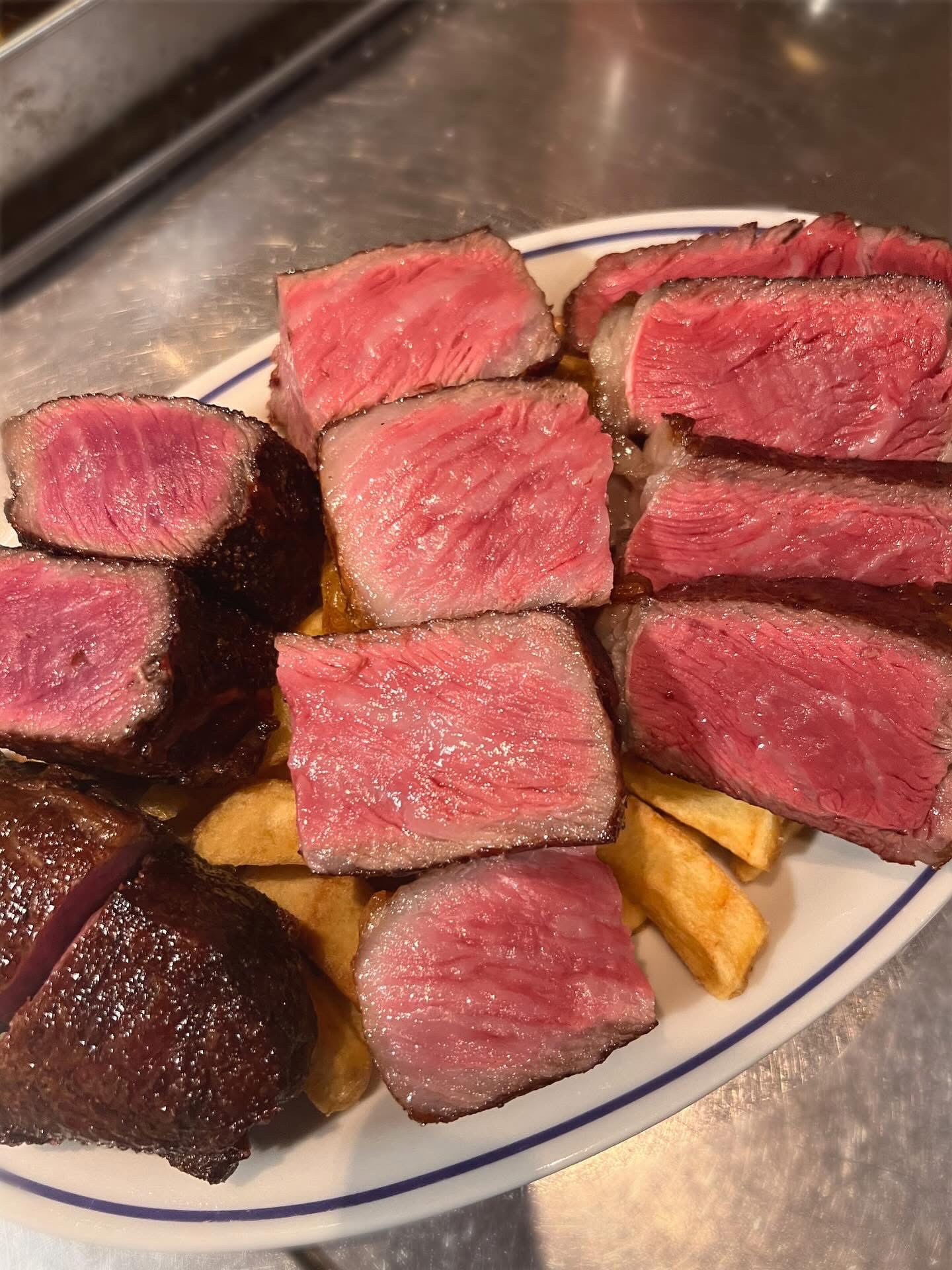 久々のサーロイン3種同時焼き