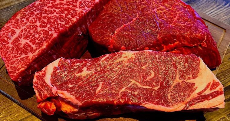 但馬玄ウチモモと柿木畜産短角牛サーロイン