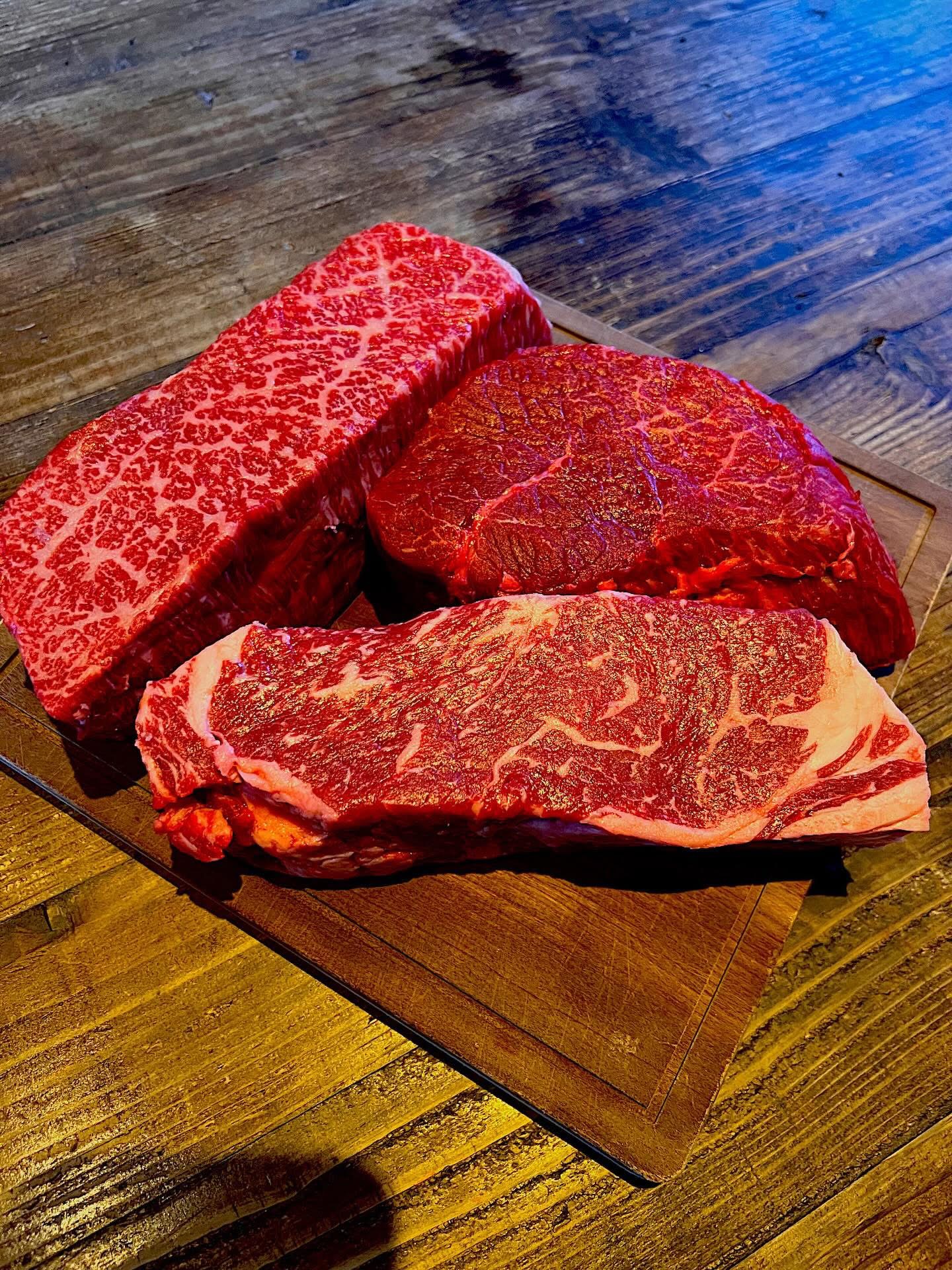 但馬玄ウチモモと柿木畜産短角牛サーロイン